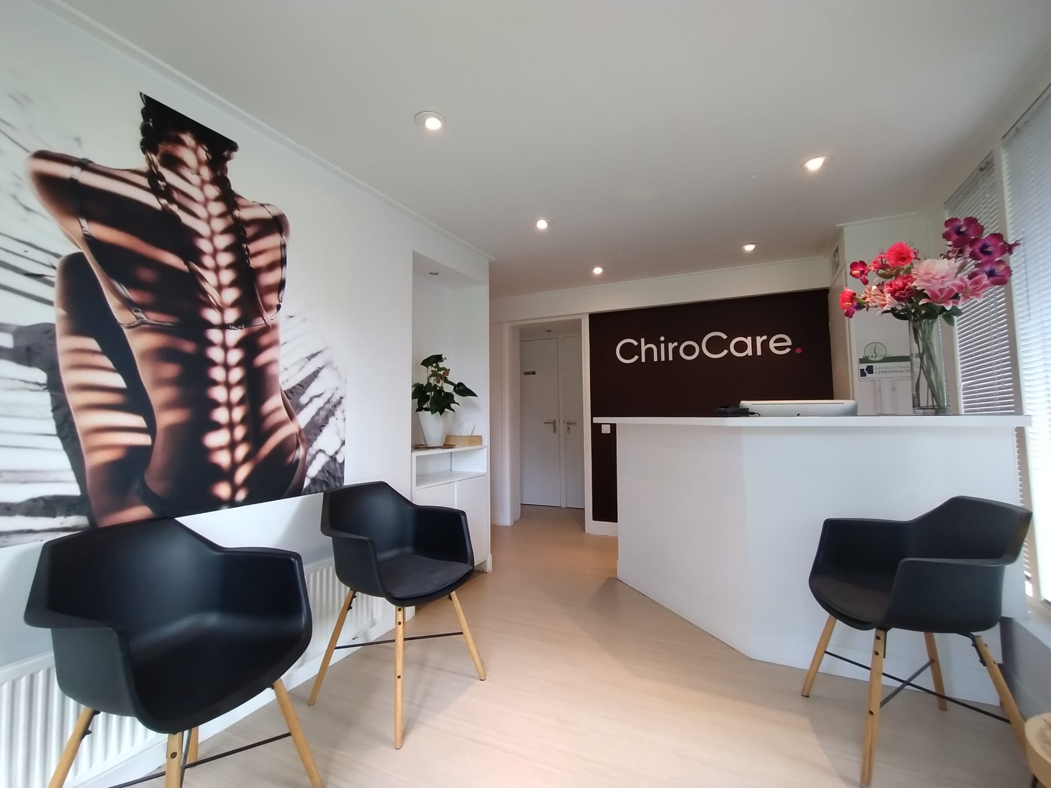 Wachtruimte chiropractor Utrecht